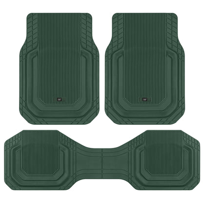 Cat® ToughLinerTM Autobodenmatten - Heavy Duty Trim To Fit Mat für LKW - Car Mats & SUV Bodenliner für Auto - Allwetter-Truck-Zubehör & geruchlose Gummi-Automatten - Grün