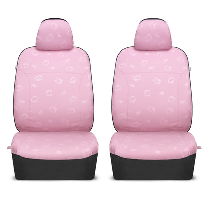 Hello Kitty Car Seat Covers - Süße Pink Seat Covers, Autozubehör Geschenk Hello Kitty Zubehör 2pc Pink Car Seat Covers