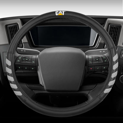 CAT UltraSport Faux Leather Steering Wheel Abdeckung für Wohnmobile, Semi-Trucks, LKW und Big Rigs XL (Fits 17.5' - 18')