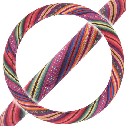 BDK Pink Woven Boho Bohemian Lenkrad Abdeckung (Fits 14.5' - 15.5')