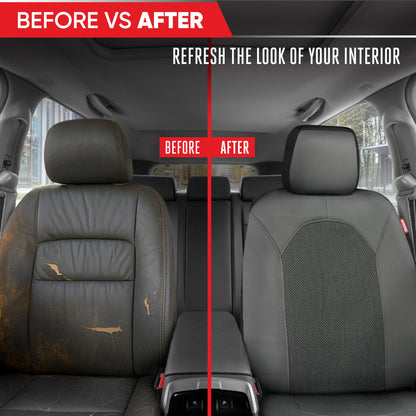 Motor Trend Kohle grau Autositz Abdeckungen Set - 2 Vordersitze - Spill-Proof Neopren CarSeat Cover Protector für Autos - Automotive Interior Car Zubehör für SUV & Kleine LKW - Semi Universal Fit