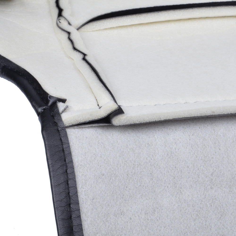 BDK 2-Pack Premium Faux Leder Vordersitze mit integrierten Sicherheitsgurt- und Armlehnenabdeckungen