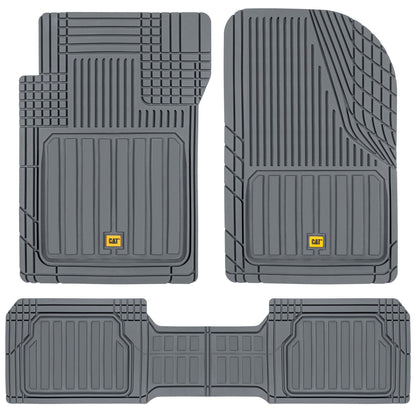 CAT 3-Stück ToughLiner Vorderbodenmatten und Hinterbodenmatten - Heavy Duty, All Weather, Trimmen, um zu passen