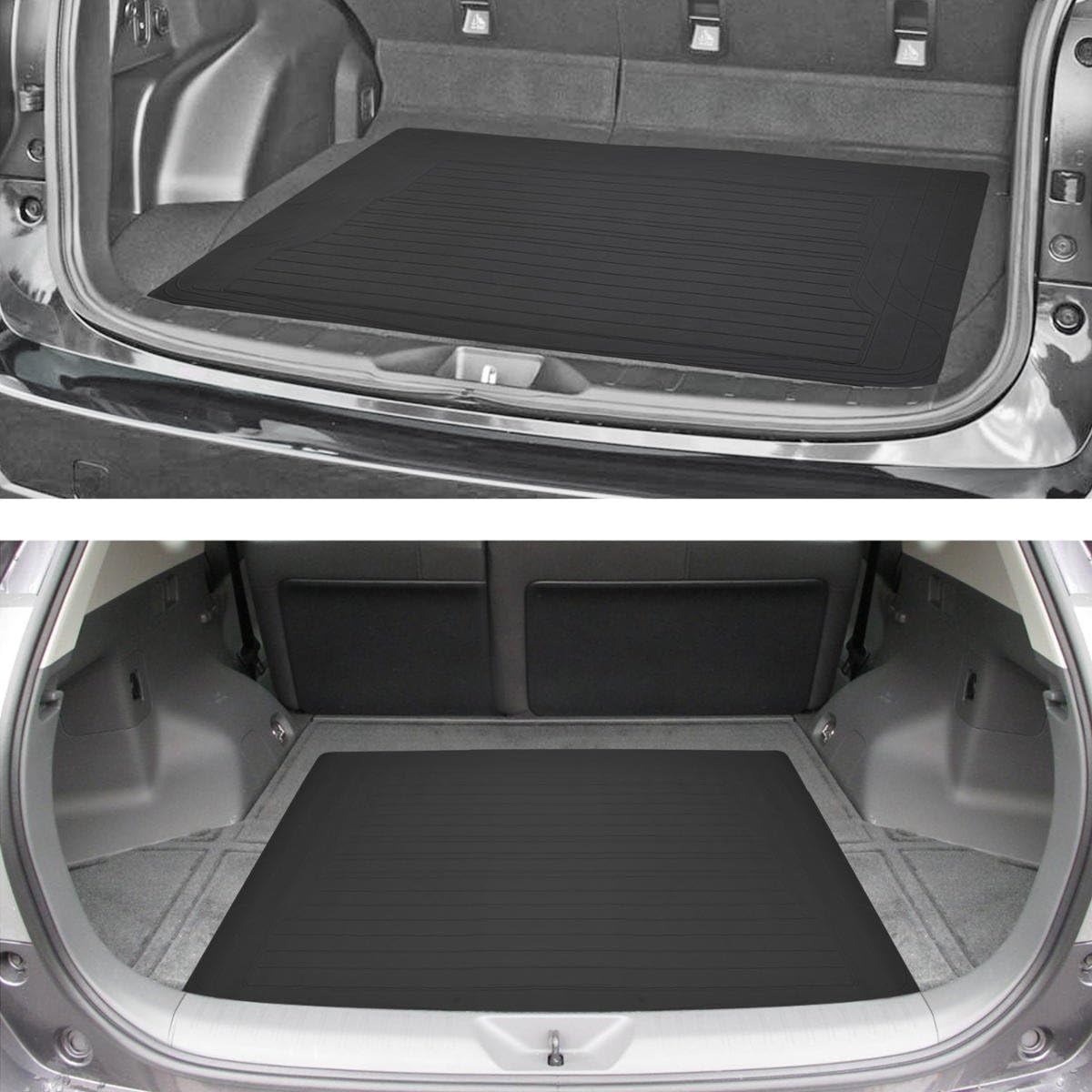 Motor Trend Heavy Duty Utility Cargo Liner Bodenmatten für Auto-Truck-SUV, Universal Trimmable to Fit, Faltbar, Cargo & Trunk All Weather Protection (Mehrere Farben)