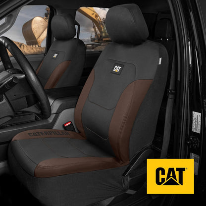 Cat® FlexfitTM Autositzabdeckungen für Pkw-LKW und SUVs (Set von 2) - Autositzabdeckungen für Vordersitze, LKW-Sitzprotektoren, Auto-Innenraumabdeckungen