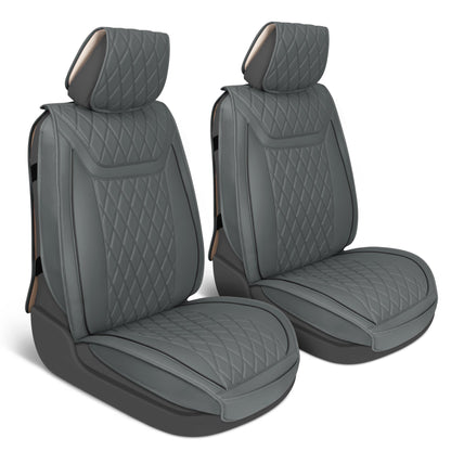 MotorBox 11-Piece Ranch Edition Premium Faux Leather Diamond Stitched Cushion Vordersitz- und Rücksitzabdeckungen