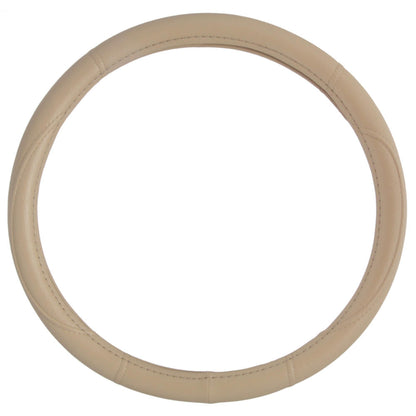 BDK Faux Leather Ergonomic Grip Steering Wheel Abdeckung (Fits 14.5' - 15.5')