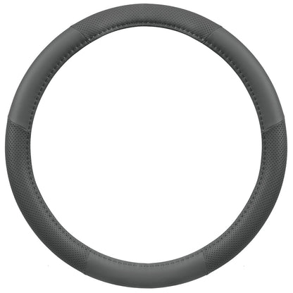 MotorTrend Soft Touch Perforierte Mikrofaser-Lenkradabdeckung (Fits 14.5' - 15.5')