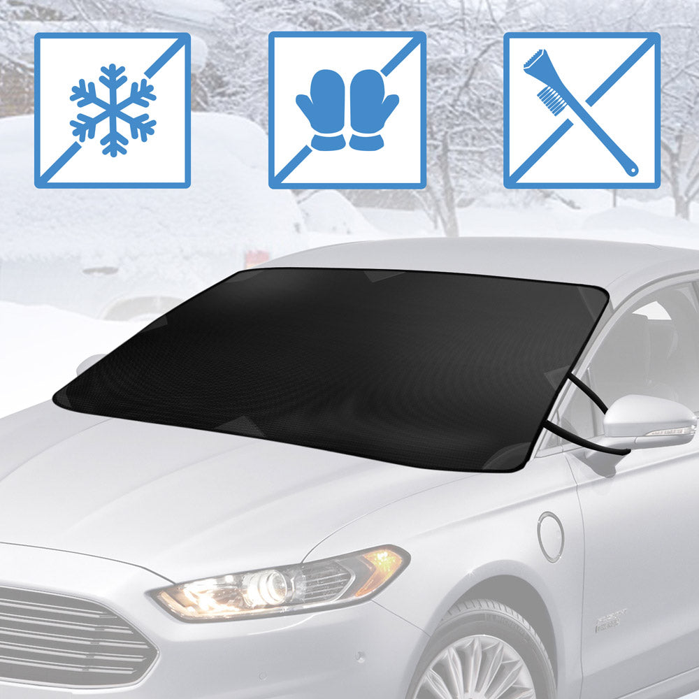 BDK Magnetic Water-Proof Front Windschutzscheibe Abdeckung für Eis, Schnee, Hagel (78' x 43')