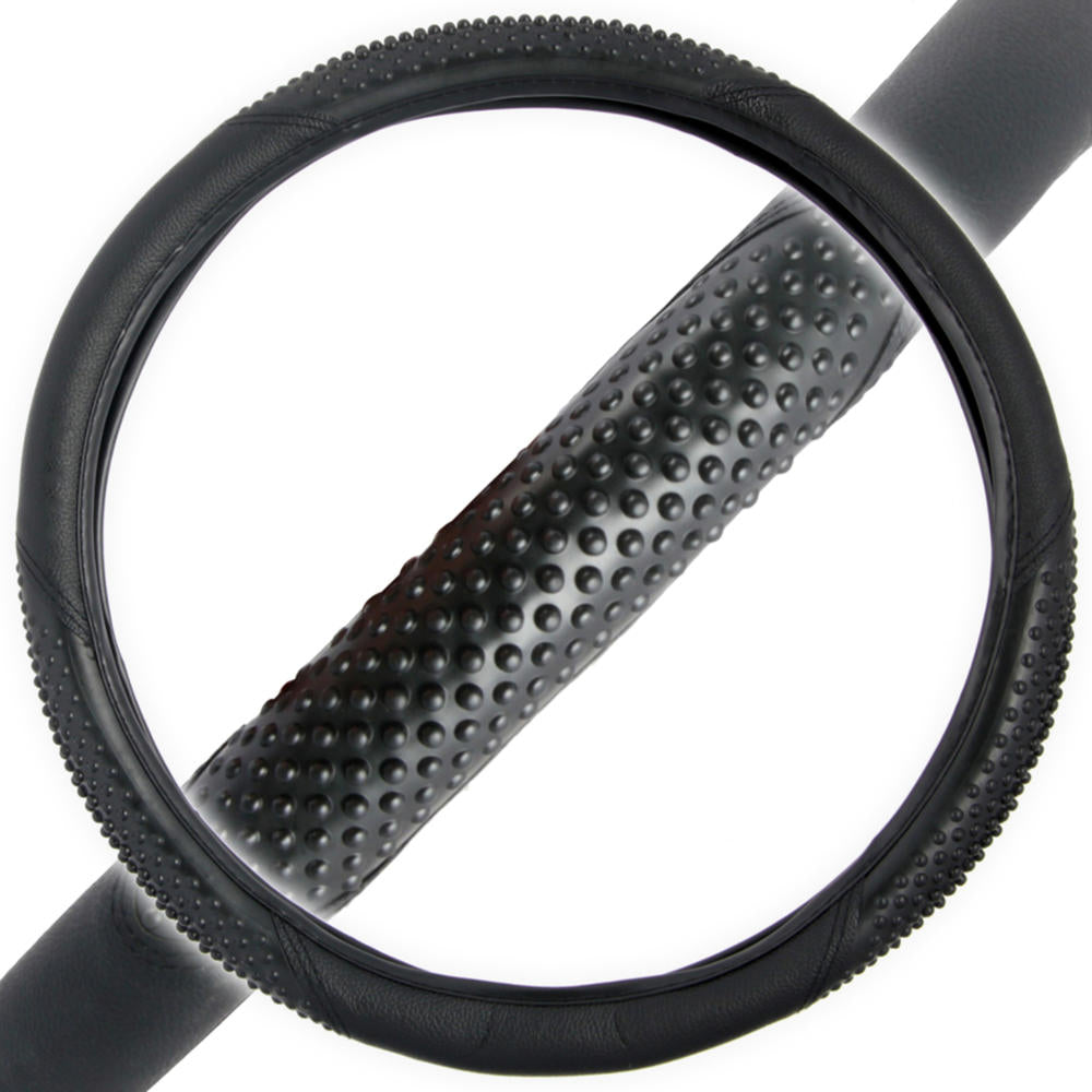 BDK Ergonomic Sport Massage Grip Lenkrad Abdeckung (Fits 14.5' - 15.5')