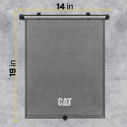 Raupe UVProtect Sonnenschirm für Auto-Seitenfenster, UV-Schild für Säugling Baby All Passagiere, Universal & Retractable Pull-Down Roller Sunshade, passt Auto Auto Limousine SUV Truck Van 14x19in (CAAS-030)