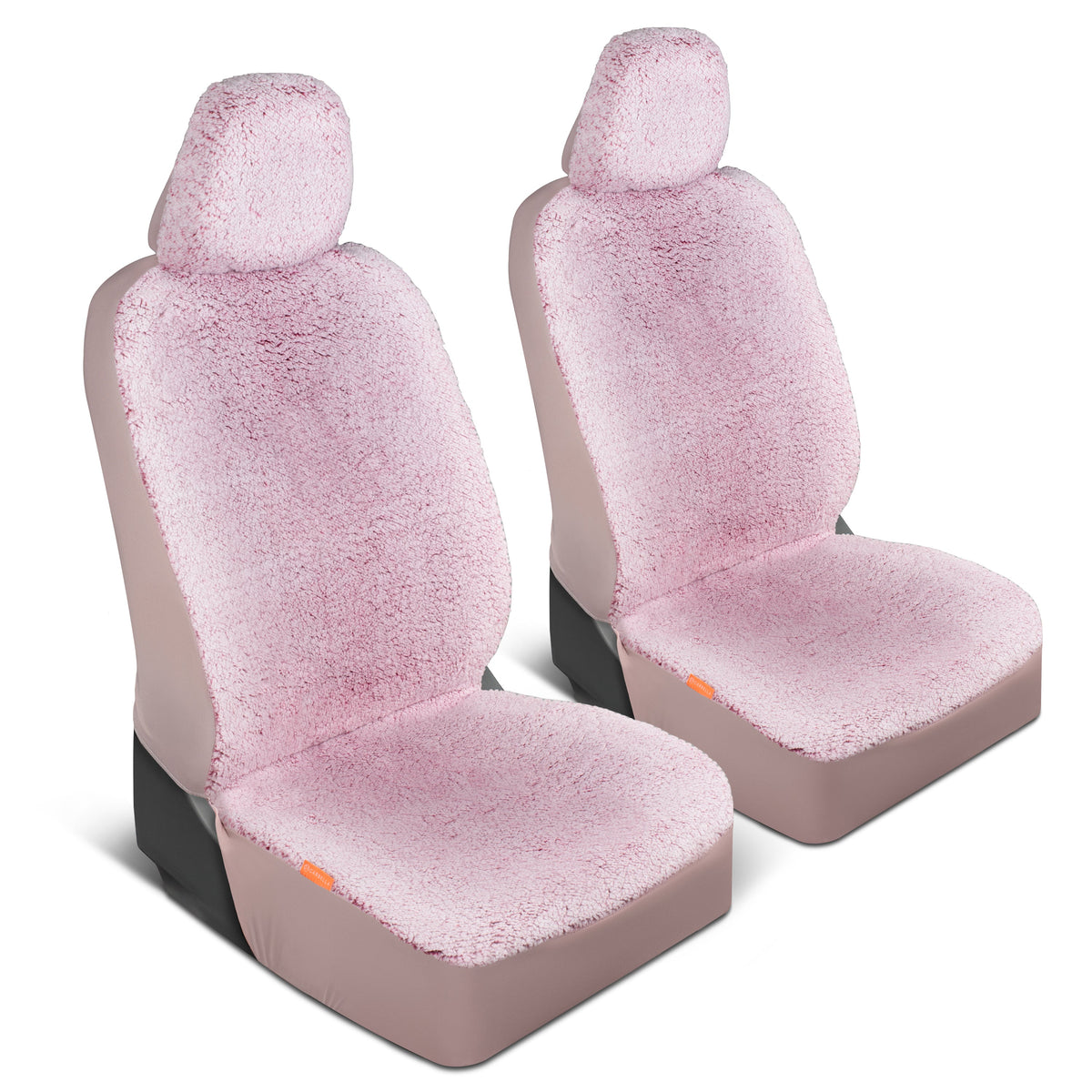 Carbella 2-Pack Plüsch Sherpa Fleece Vordersitzbezüge