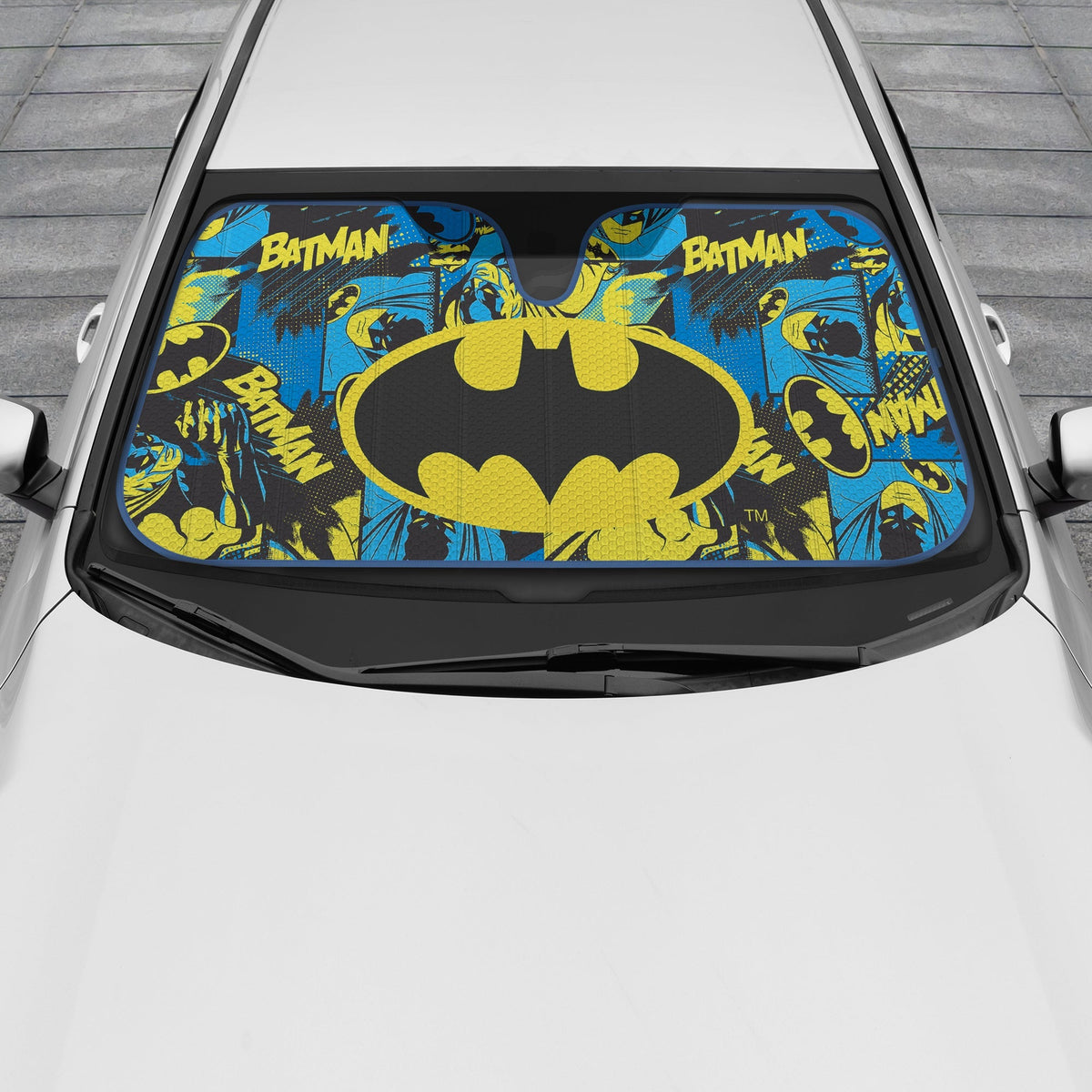 Warner Bros DC Comics Batman Front Windschutzscheibe Sonnenschirm (58' x 27')
