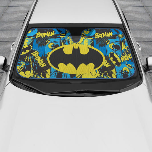 Warner Bros DC Comics Batman Front Windschutzscheibe Sonnenschirm (58' x 27')