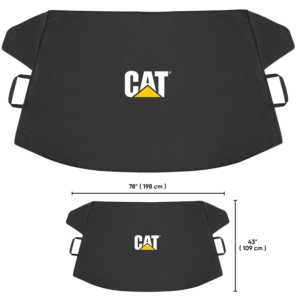 Cat® Schneeschutzscheibe Schnee Abdeckung, härteste Auto Frostschutz für Eis & Schnee, Wetterfest für den Winter, Enthält Anti-Diebstahl Straps, Frostschutz für Auto-Truck Van SUV