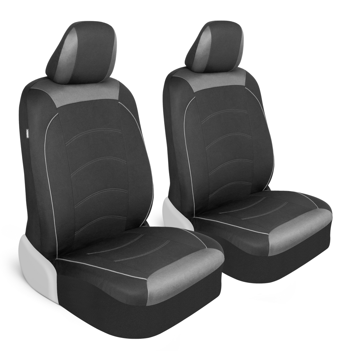 MotorTrend 2-Pack Stoff Tuch Zwei-Tone Vordersitz Abdeckungen