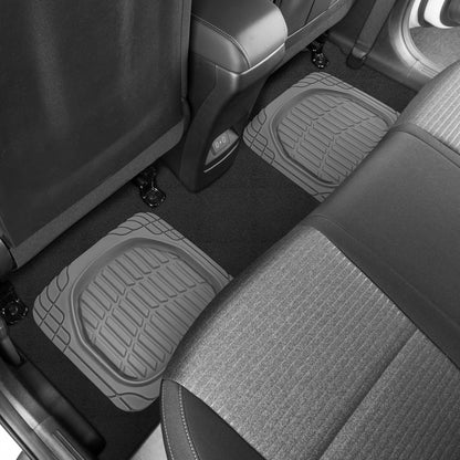 MotorTrend 4-Piece FlexTough Schildkröten Vorderbodenmatten und Hinterbodenmatten