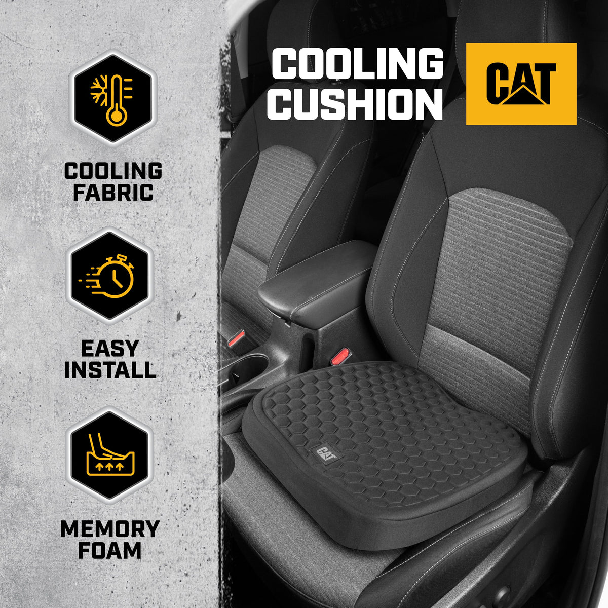 CAT Kühlgel und Memory Foam Seat Cushion, hergestellt aus atmungsaktivem Stoff