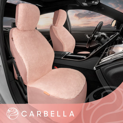 Carbella 2-Pack Plüschvlies Vordersitzbezüge