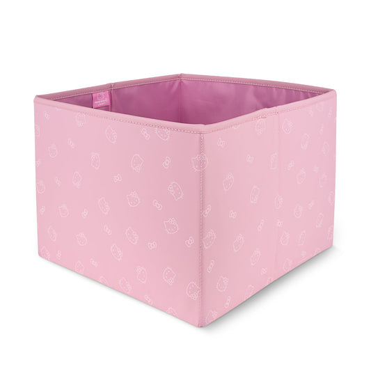 Sanrio Hello Kitty Car Trunk Organizer und Lagerbehälter - Zusammenklappbare einfache Kompartiment bequeme Schwerlast, Fold Up für einfache Aufbewahrungsbox, Automotive Seat Cargo Groceries Tools - 12,5L x 12,5W x 9H