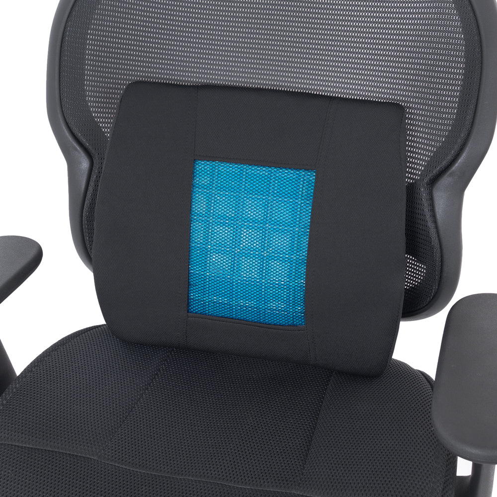 Motor Trend Kühlung Auto Lumbal Support Cushion - Hergestellt mit Memory Foam für maximale Coccyx Komfort & Rücken Tailbone Schmerzlinderung, ideal für Auto- und Bürostühle (MTCG-100)
