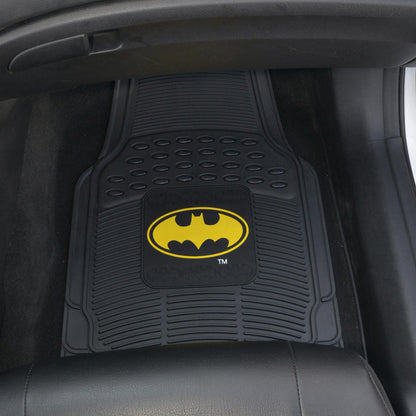 BDK Armored Super Hero Car Floor Matts - Offiziell lizenzierte DC Comics - All Weather Heavy Duty Auto Interieur Liners für Auto Truck Van SUV (Mehrere Stile)