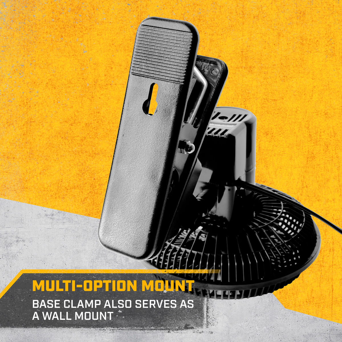 CAT 12-Volt tragbarer Clip-On-Lüfter mit oszillierendem Design
