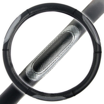 BDK Zwei-Tone Sport Carbon Grip Lenkrad Abdeckung (Fits 14.5' - 15.5')