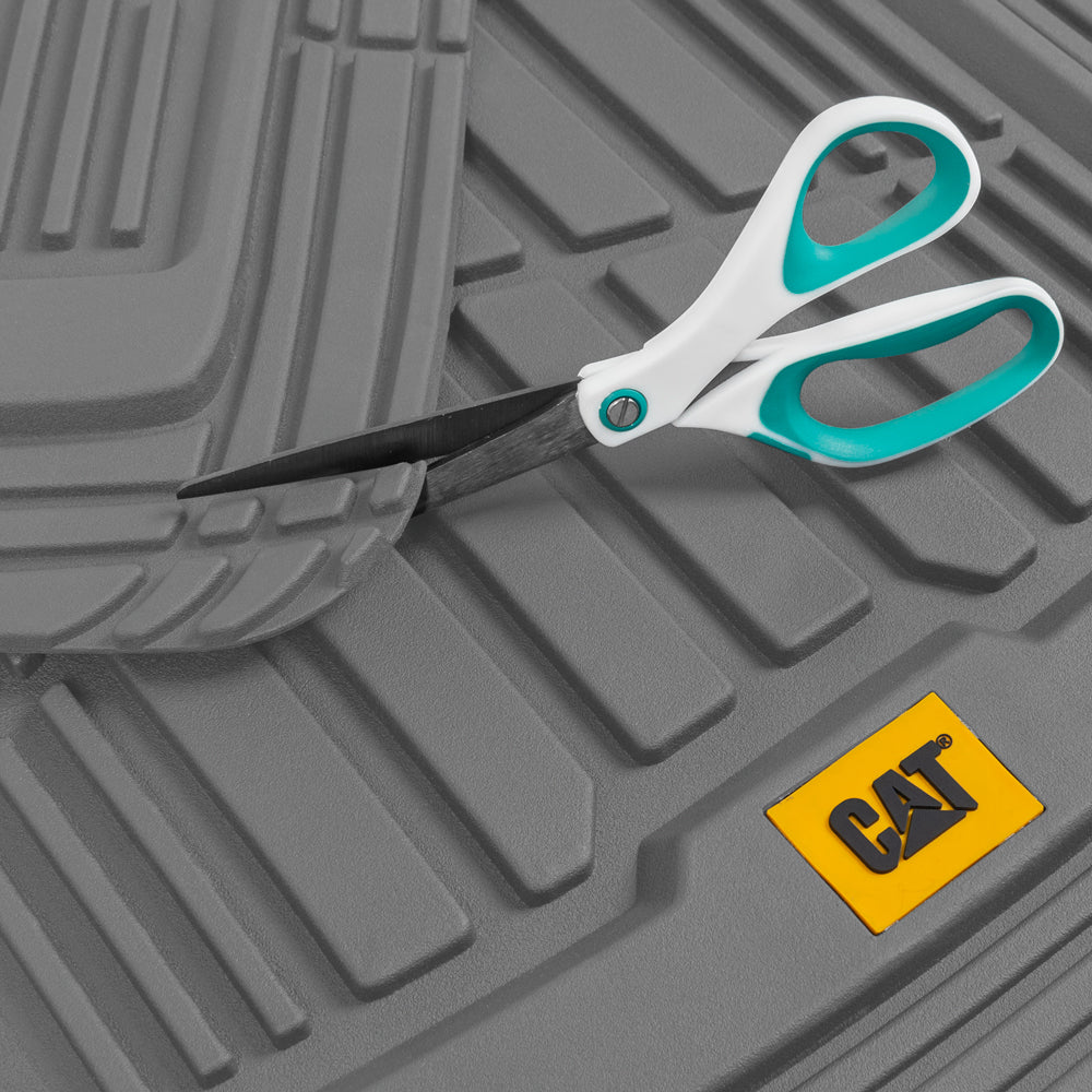 CAT 4-Piece ToughRide Gummi Vorderbodenmatten und Hinterbodenmatten - Heavy Duty, All Weather, Trimmen Sie, um zu passen