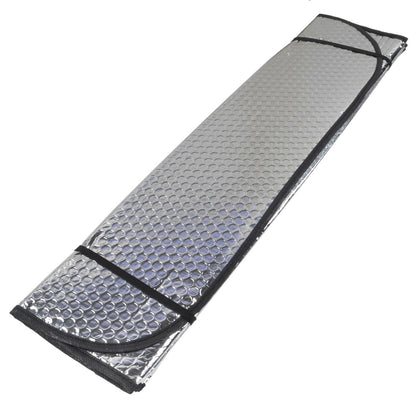 BDK Chrome Reflective Front Windschutzscheibe Sonnenschirm Standard (58' x 24')