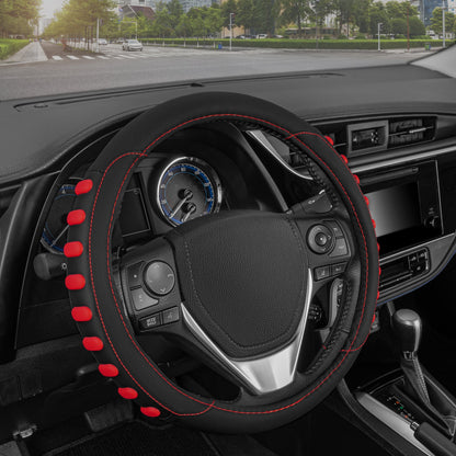 MotorTrend FlexGrip Lenkradabdeckung mit erhöhten Bump Grips (Fits 14.5' - 15.5')