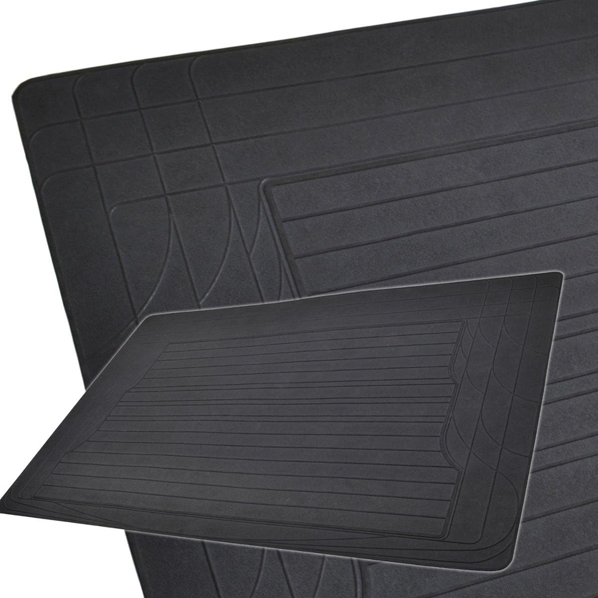Motor Trend Heavy Duty Utility Cargo Liner Bodenmatten für Auto-Truck-SUV, Universal Trimmable to Fit, Faltbar, Cargo & Trunk All Weather Protection (Mehrere Farben)