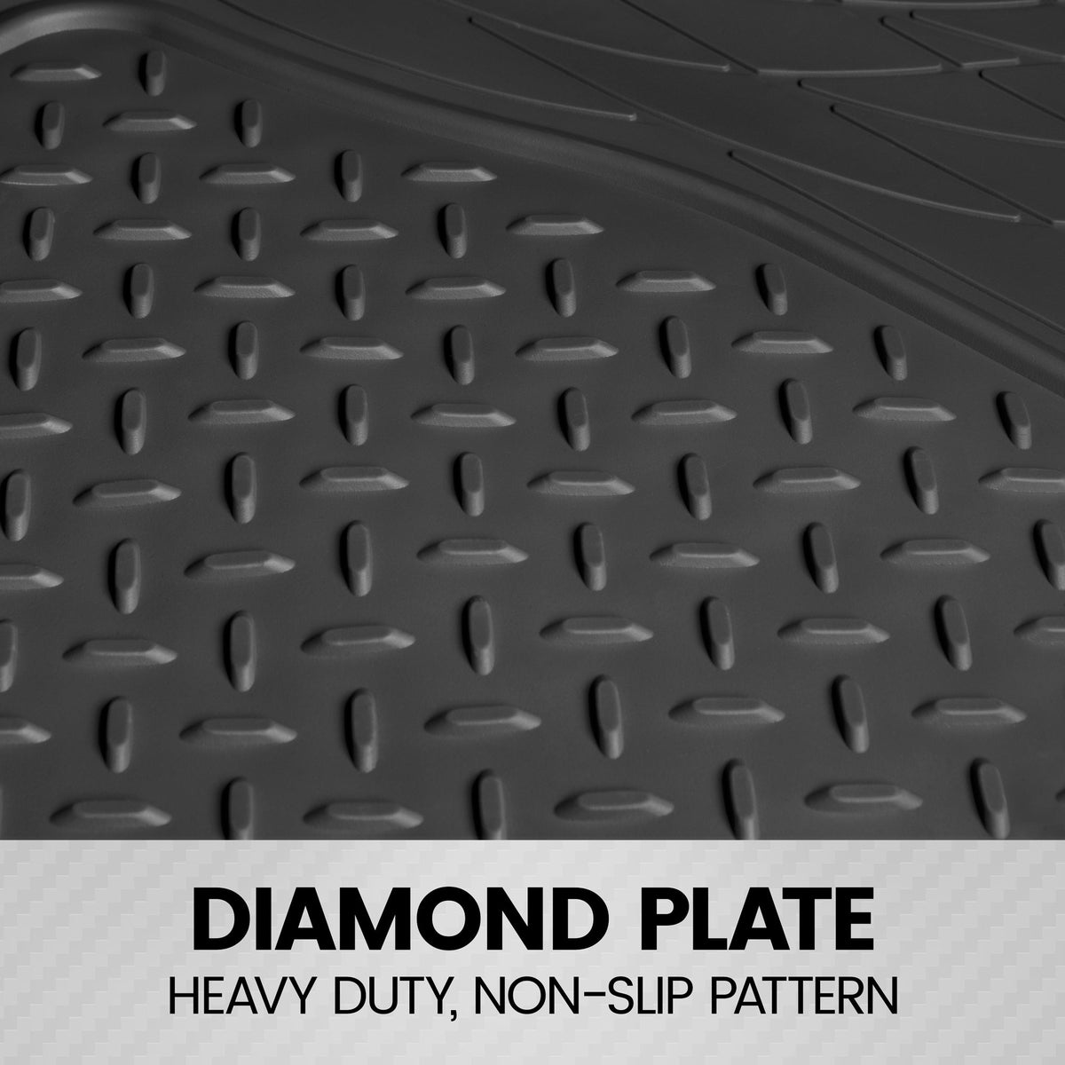 BDK Trunk / Cargo Rubber Liner - Heavy Duty, All Weather, Trim to Fit (53.8 'x 43.2')