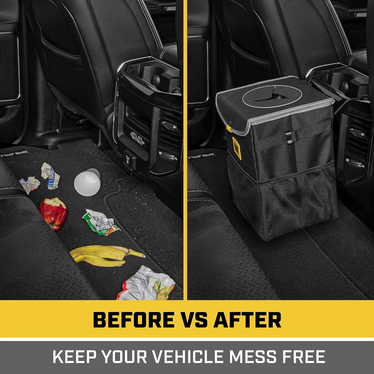 CAT Premium Car Trash Kann Mülleimer, Wasser-Proof & Leck-Proof (8' x 7,5' x 11,75')