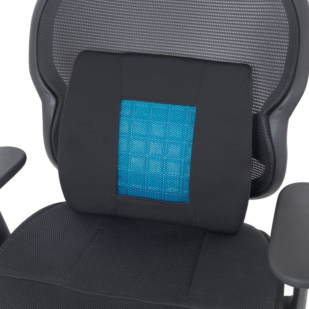 Motor Trend Kühlung Auto Lumbal Support Cushion - Hergestellt mit Memory Foam für maximale Coccyx Komfort & Rücken Tailbone Schmerzlinderung, ideal für Auto- und Bürostühle (MTCG-100)