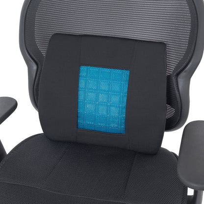 Motor Trend Kühlung Auto Lumbal Support Cushion - Hergestellt mit Memory Foam für maximale Coccyx Komfort & Rücken Tailbone Schmerzlinderung, ideal für Auto- und Bürostühle (MTCG-100)