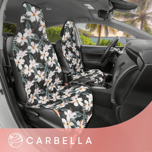 Carbella 2-Pack Tropical Flowers Vordersitzbezüge