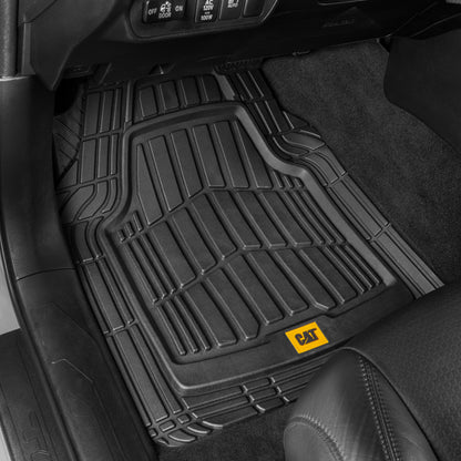 CAT 4-Piece ToughRide Gummi Vorderbodenmatten und Hinterbodenmatten - Heavy Duty, All Weather, Trimmen Sie, um zu passen
