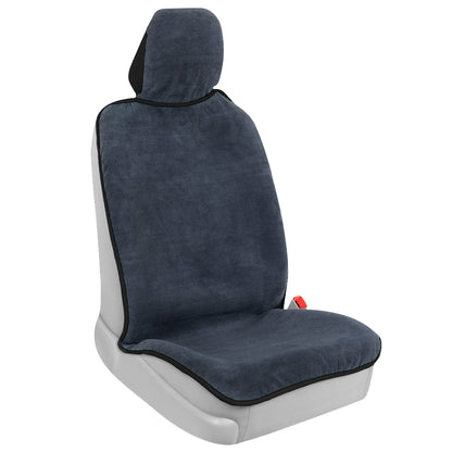 BDK UltraFit Waterpoof Car Seat Towel Cover, Black Trim - Waschbarer Schweißsitz-Protektor, ideal für Fitness-Studio-Surfen-Lauf-Crossfit, passt zu den meisten Auto-LKW Van und SUV (Mehrere Farben)