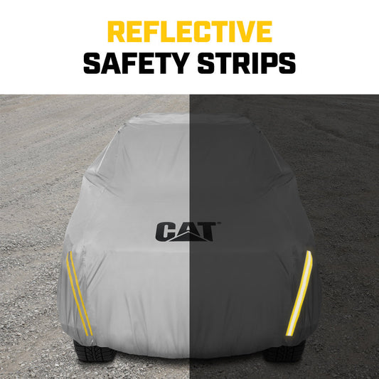 CAT Workforce Vehicle Cover für Pickup Trucks mit Sicherheits-Reflektionsstreifen - Heavy Duty, All Weather, All Seasons