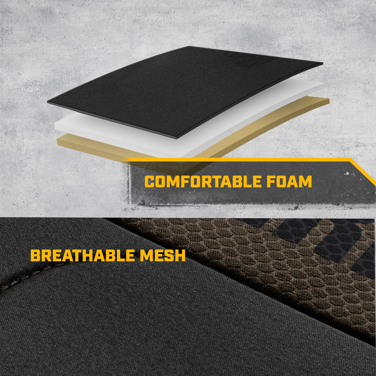 Cat® FlexFitTM Black Beige Sitzbezüge für Autos, LKW und SUV - Set von (2) Front Car Seat Cover Front Seat Protectors - Airbag-kompatible Sitzbezüge für SUV Interior Covers & Seat Cover Zubehör