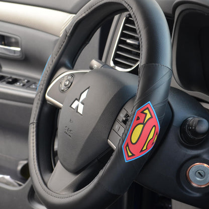 Warner Bros DC Comics Superman Logo Grip Lenkrad Abdeckung (Fits 14.5' - 15.5')