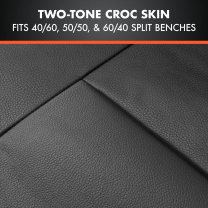 BDK Faux Croc Haut Vordersitze und hintere Split Bench Sitze
