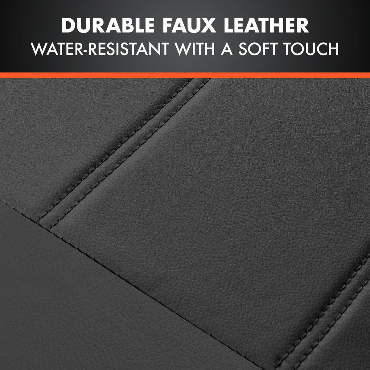 BDK 9-Piece Premium Faux Leder Vordersitze und Rücksitze