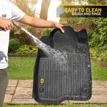CAT® JustFitTM 3D Custom Fit Fußbodenmatten für Honda CRV 2023, 2026 - Heavy Duty Floor Liner Protection Laser gemessen, Honda CRV Zubehör, Car Liner