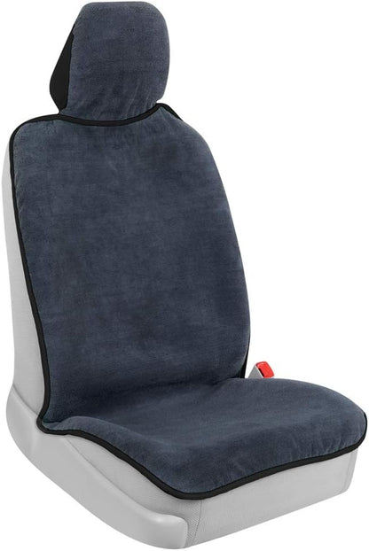 BDK UltraFit Waterpoof Car Seat Towel Cover, Black Trim - Waschbarer Schweißsitz-Protektor, ideal für Fitness-Studio-Surfen-Lauf-Crossfit, passt zu den meisten Auto-LKW Van und SUV (Mehrere Farben)
