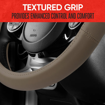 MotorTrend SoftTouch Advanced Traction Grip Lenkrad Abdeckung (Fits 14.5' - 15.5')