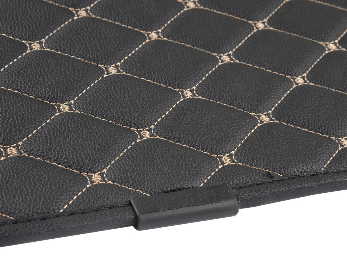 BDK Custom Fit Diamond Stitch Ledertröpfchen / Cargo Liner Mat für Ford Escape (2013 - 2016)