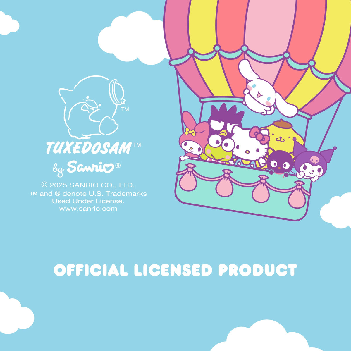 Hello Kitty und Freunde Car Air Freshener (Tuxedosam - Tuxedo Mint) Hängender Gel Area Deodorizer, lang anhaltender Car Scents Air Freshener, niedliches Automotive Sanrio Zubehör Dekor, 2-Pack