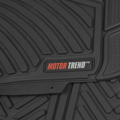 MotorTrend 4-Piece 3-Rows Extra-High Ridgeline Vorderbodenmatten, Mittelbodenmatte und Hinterbodenmatte
